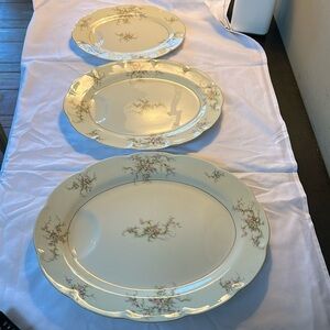 Theodore Haviland NY Rosalinde oval plates